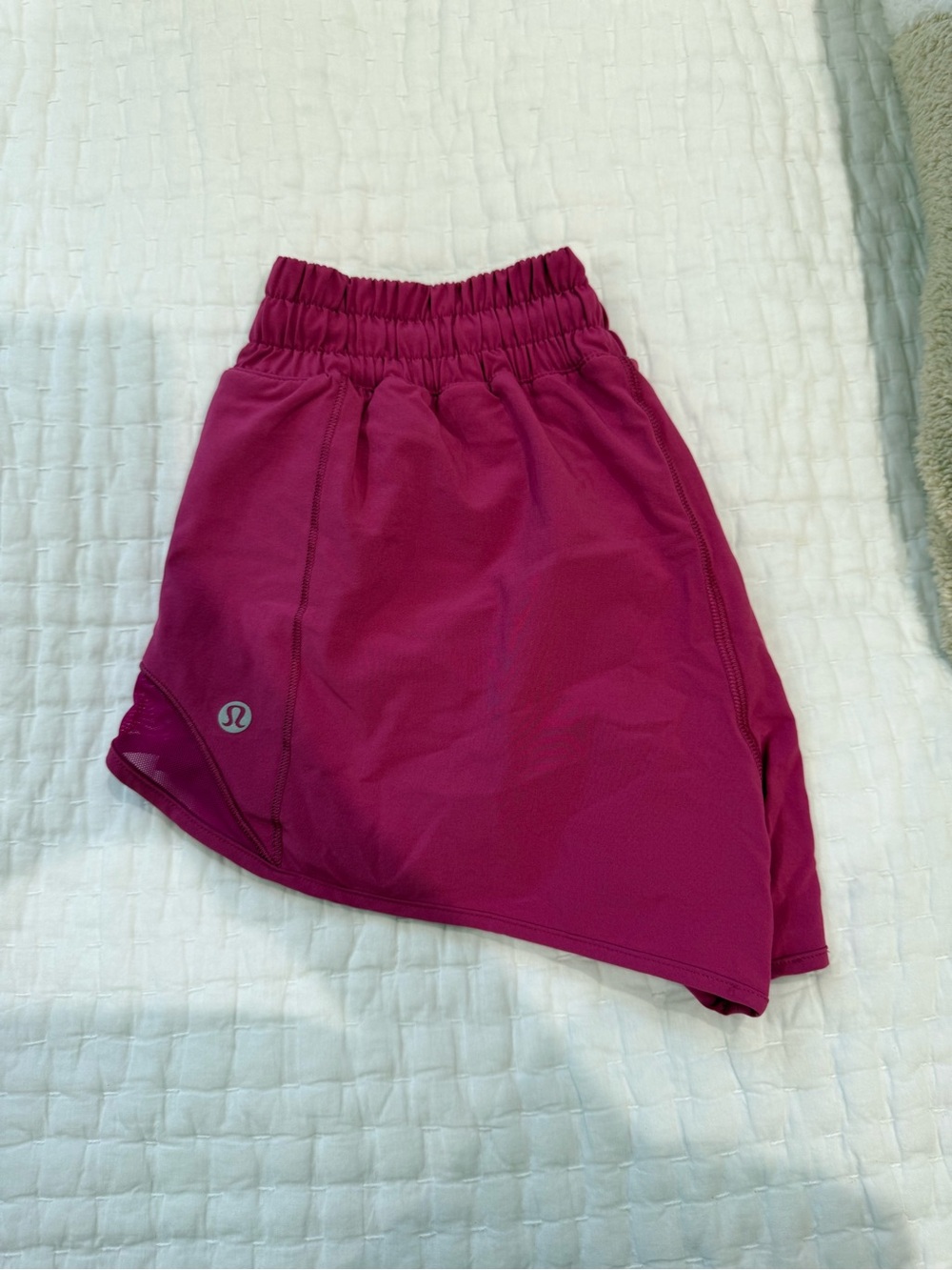lululemon athletica Women's Magenta High-Waist Athletic shorts